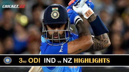 Download Video: IND vs NZ 3rd ODI Match Highlights 2022 - India vs New Zealand 3rd ODI Highlights