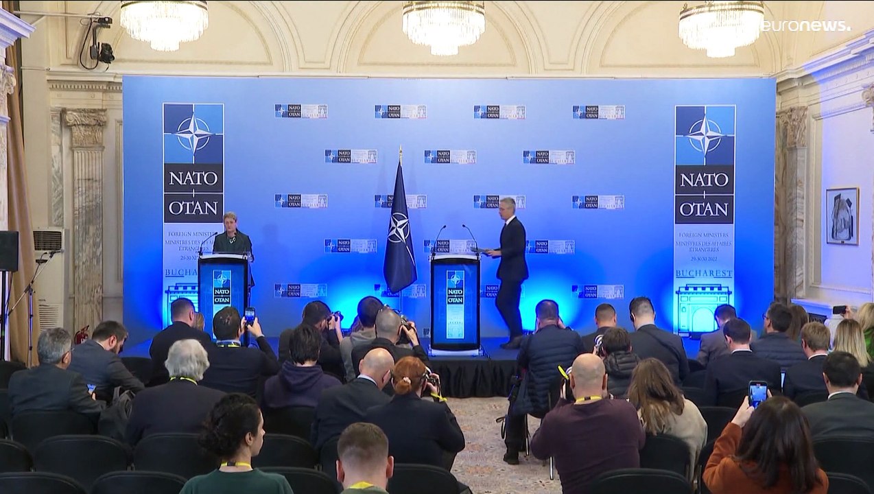 NATO-Außenminister bekräftigen Unterstützung der Ukraine