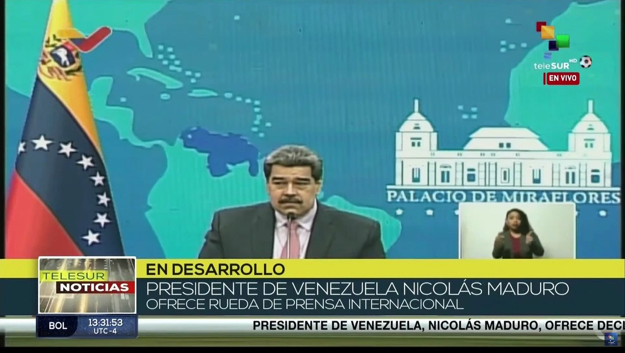 Pdte. Nicolás Maduro denuncia el secuestro de activos venezolanos por parte de la oposición