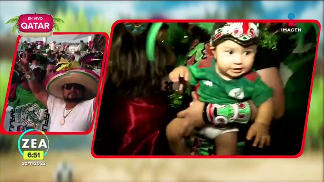 Aficionados mexicanos se reúnen previo al encuentro contra Arabia Saudita