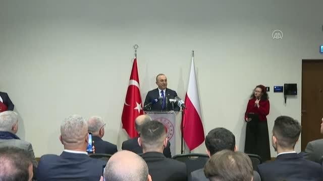 Dışişleri Bakanı Mevlüt Çavuşoğlu, Polonya'da fahri konsolosluk açılışı gerçekleştirdi