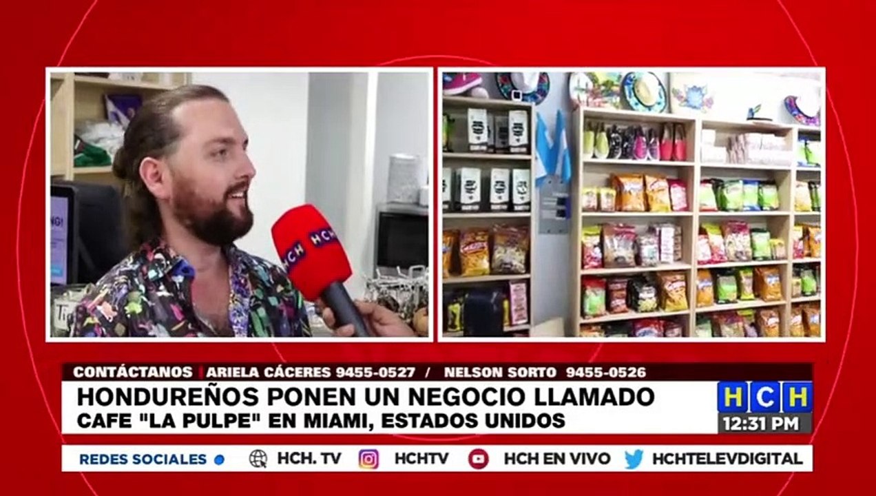 Café "La Pulpe", uno de los muchos emprendimientos de compatriotas en EEUU