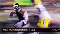 Packers Coach Matt LaFleur on Defense In Loss to Eagles