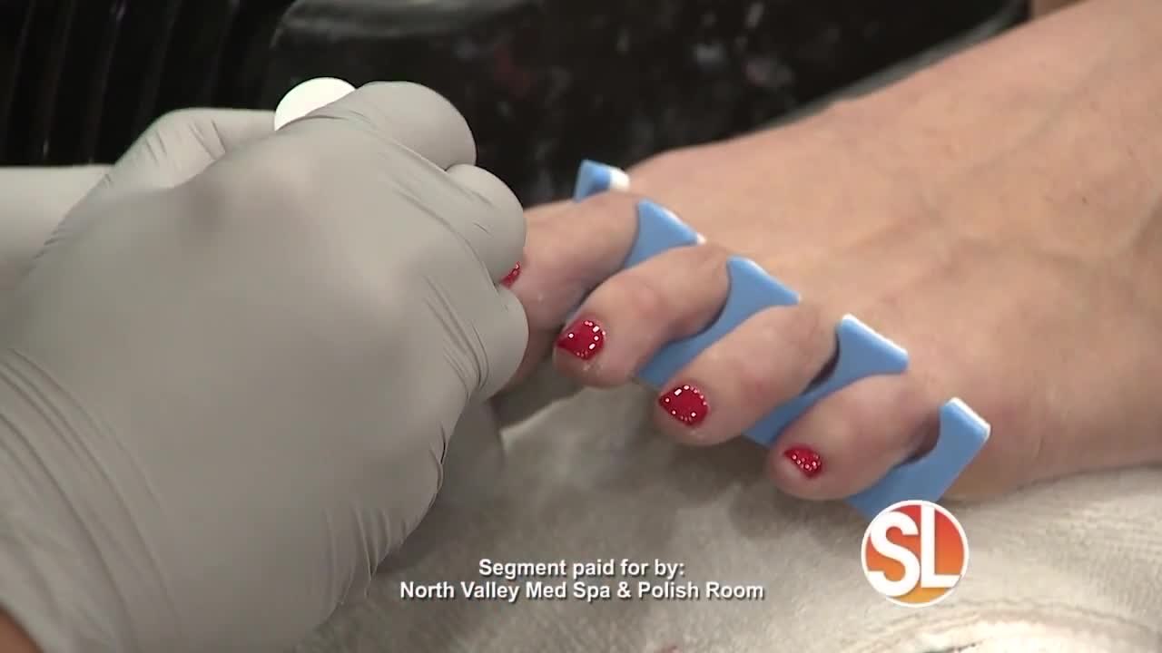 Say what?!? North Valley Med Spa and Polish Room offers unique IV therapy with your deluxe pedicure!