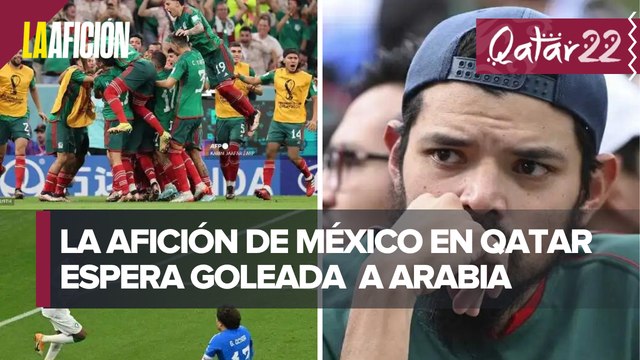 Así es el ambiente en Qatar previo al partido México vs Arabia Saudita