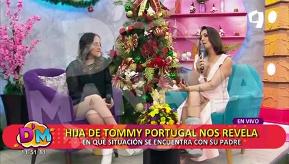 Mafer Portugal: “Estoy bien con mi papá”