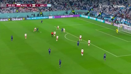 Julián Álvarez la clavó al ángulo: el segundo gol de Argentina