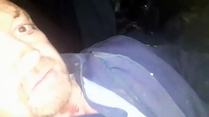 Sobrevivente do deslizamento na BR-376 faz vídeo de dentro do caminhão