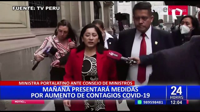 Minsa: Kelly Portalatino presentará medida ante incrementos de contagios por Covid-19