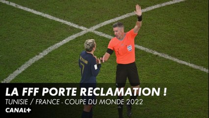 La FFF porte réclamation après le but refusé pour Griezmann lors de Tunisie / France - Coupe du Monde