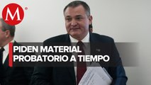 Defensa de García Luna pide lista de testigos y material probatorio
