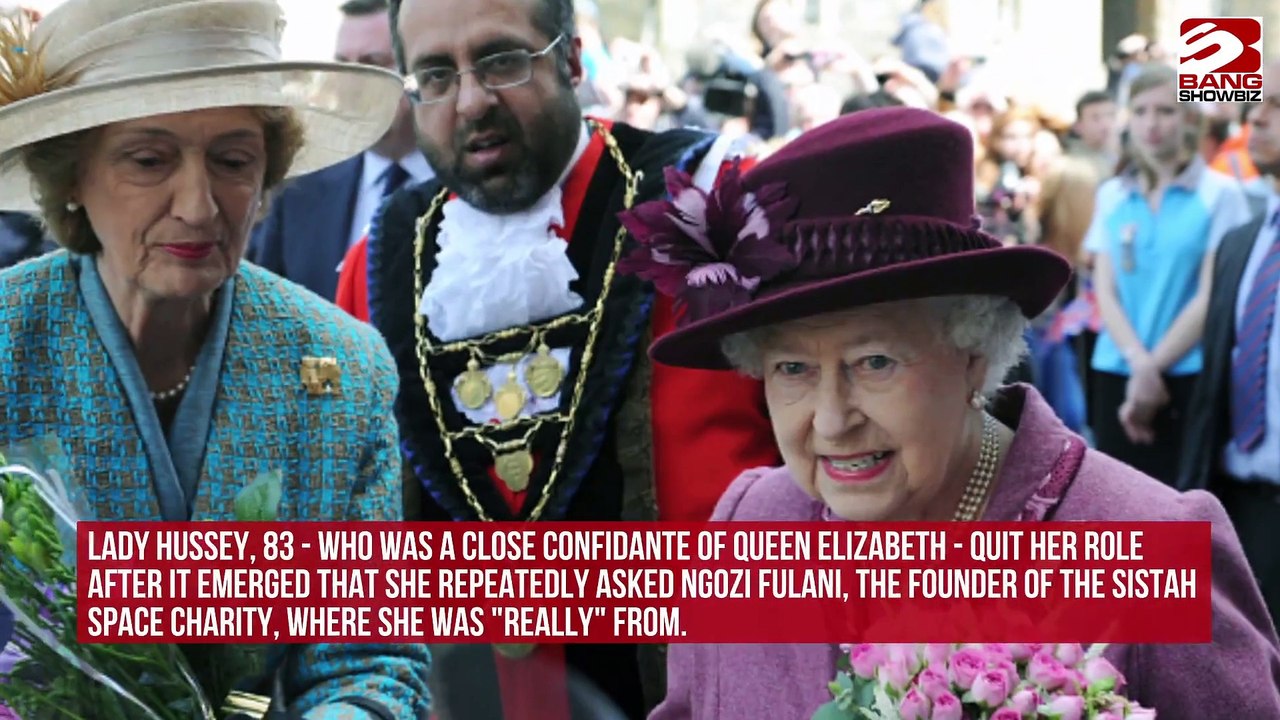 Lady Susan Hussey resigns after she questioned...