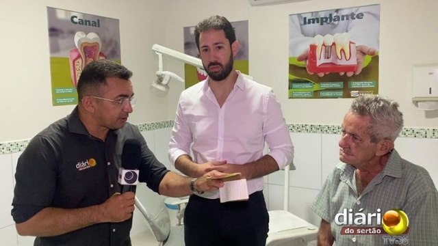 Idoso que teve dentes arrancados por criminosos recebe tratamento odontológico em Cajazeiras