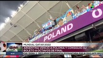 Argentina clasifica primera en su grupo en el Mundial de fútbol de Qatar 2022