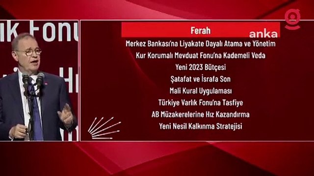 CHP’li Faik Öztrak: ’Merkez Bankası’nın başına tüm dünyanın saygı duyduğu bir ismi atayacağız’