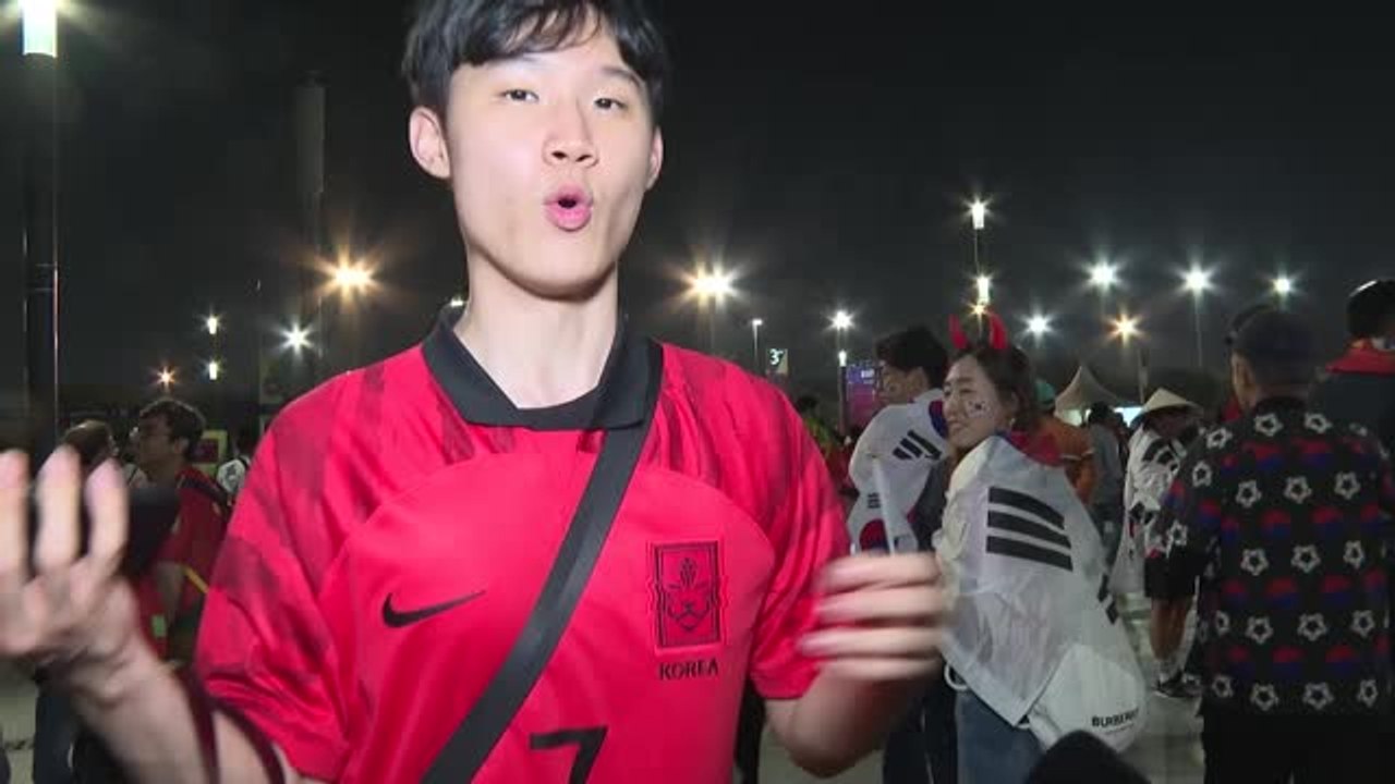Südkoreas Fans toben nach Einzug ins Achtelfinale