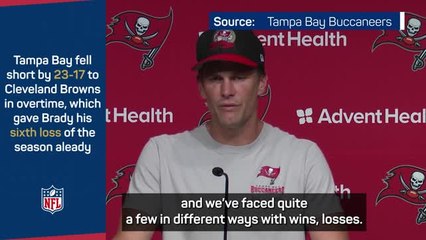 Download Video: Brady says Buccaneers are 'not celebrating' their 5-6 record this season