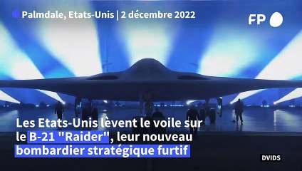 Les États-Unis dévoilent leur nouveau bombardier furtif B-21