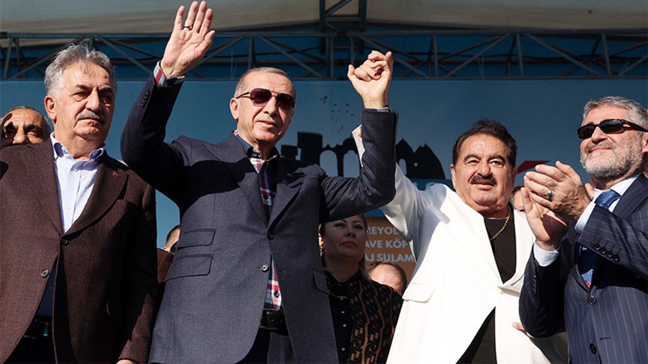 Erdoğan'ın Şanlıurfa mitingine katılan İbrahim Tatlıses: Bize Cumhurbaşkanımız yeter gerisi te go ti çı goti