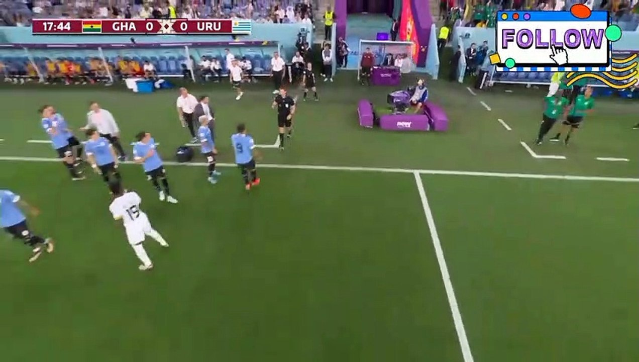 Cuplikan pertandingan ghana vs uruguay - world cup 2022