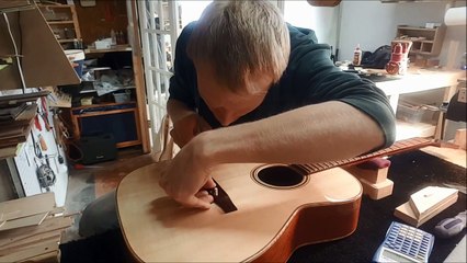 How to Glue an Acoustic Guitar Bridge