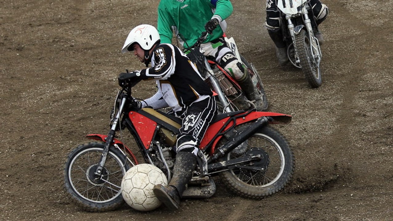 Motoball is like a real-life version of 'Rocket League'