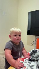 Baby Not a Fan of Flatulence