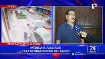 SMP: médico es asaltado en la puerta de su casa tras retirar dinero del banco
