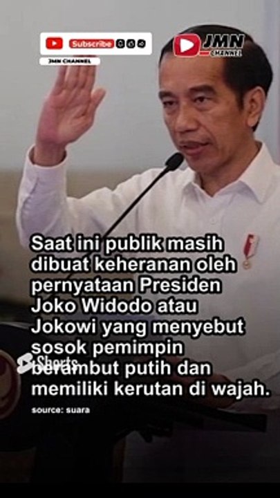 Ini Sosok yang Dimaksud Presiden Jokowi Pemimpin Berambut Putih, Ternyata Sang Mantan Rival #shorts