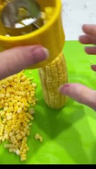 Amazing and easy to use Corn Cutter #amazonfinds #founditonamazon #amazonmusthaves #amazonkitchenfinds #kitchenhacks #kitchengadgets
