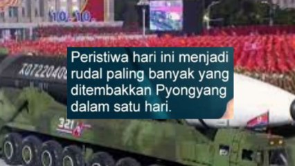 Korut Bikin Rekor Tembakkan 23 Rudal dalam Sehari bikin AS dan korsel siap membalas