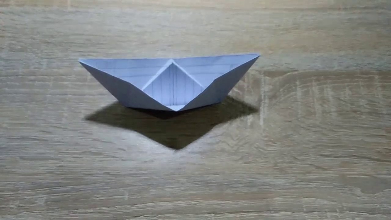 Tutorial membuat perahu kertas *origami - video Dailymotion