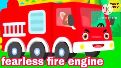 Adorable Cartoon Baby and Fire Truck 🚒 | Fun Kids' Cartoon Adventures