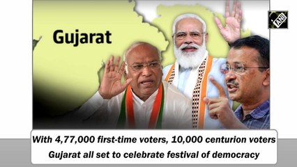 With 4,77,000 first-time voters, 10,000 centurion voters Gujarat all set to celebrate festival of democracy