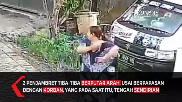Terekam CCTV, Aksi Kawanan Jambret Resahkan Warga Sidoarjo