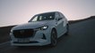 All-new 2022 Mazda CX-60 in Rhodium White Driving in Turkey
