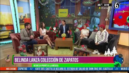 Belinda lanza colección de zapatos