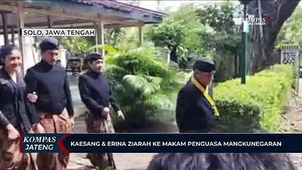 Kaesang dan Erina Ziarah ke Makam Penguasa Mangkunegaran