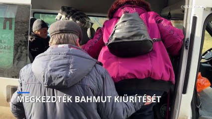 A heves harcok miatt menekítik az embereket Bahmutból