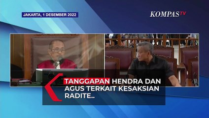 [FULL] Tanggapan Hendra Kurniawan dan Agus Nurpatria soal Kesaksian Radite Hernawa
