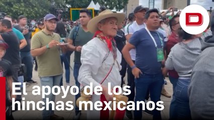 Los fanáticos mexicanos nunca dejaron de apoyar a su selección