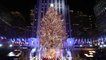 Ya es Navidad en Nueva York: así fue el encendido del árbol de Rockefeller Center