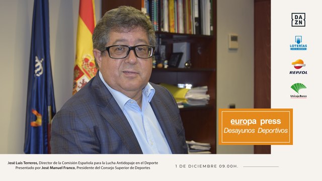 Desayuno Deportivo Europa Press con José Luis Terreros, director de Comisión Española para Lucha Antidopaje en el Deporte