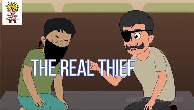 The Real Thief - Types of Thieves - Animated Stories - English Cartoon - Moral Stories - Puntoon - cartoon story
