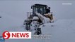 Three residents rescued in blizzard-hit Altay in China's Xinjiang