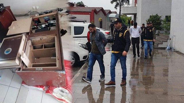 Güvenlik kamerasını kapatıp kasayı boşalttılar