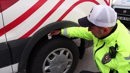 Trakya'da 'zorunlu kış lastiği' denetimi