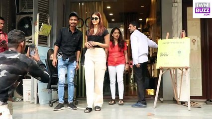 Pooja Hegde Along With Mom Snapped At Optical Store In Bandra