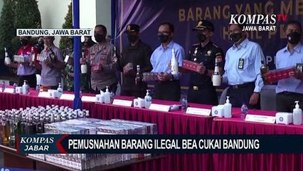 Nilai Barang yang Dimusnahkan Bea Cukai Bandung Senilai Rp4,1 Miliar