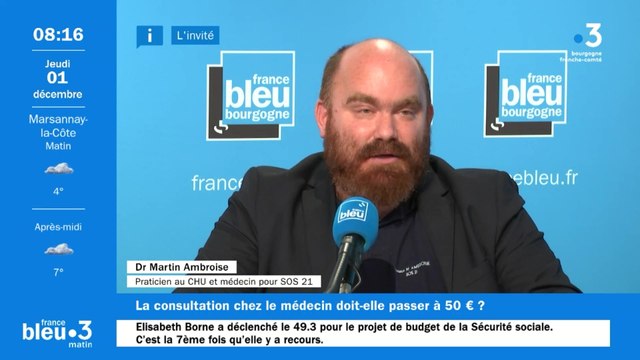 Les médecins bourguignons réclament une consultation à 50 euros